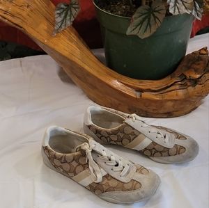 Coach womens shoes, 8.5b brown & tan